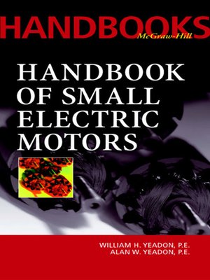 cover image of Handbook of Small Electric Motors